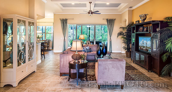 Southwest Florida Residential Interiors, Pulte model homes