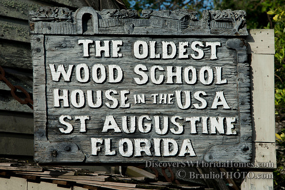 The Oldest Wood School House in the USA St. Augustine Florida