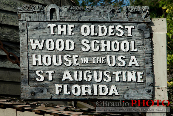 The Oldest Wood School House in the USA St. Augustine Florida