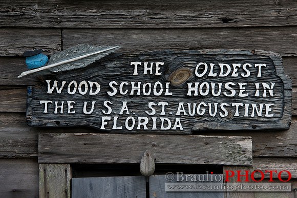 The Oldest Wood School House in the USA St. Augustine Florida