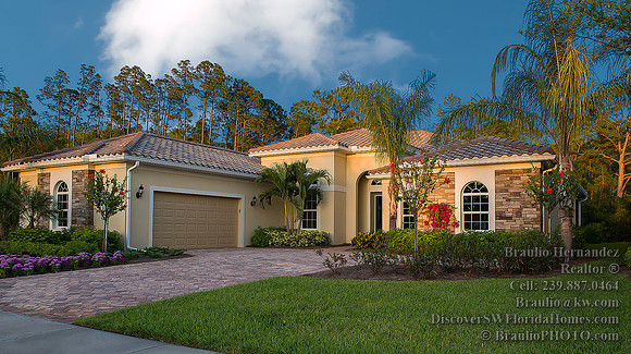 Southwest Florida Residential Exteriors, Pulte model homes