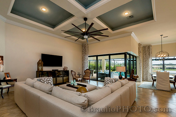 Living Room facing pool