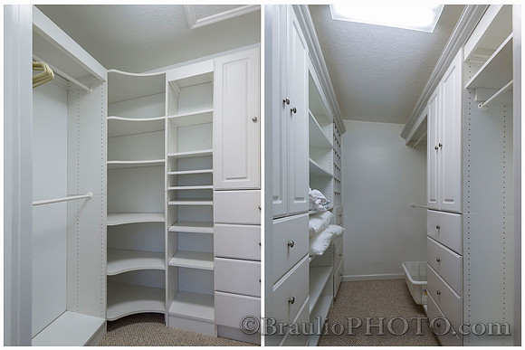 Closet photo collage