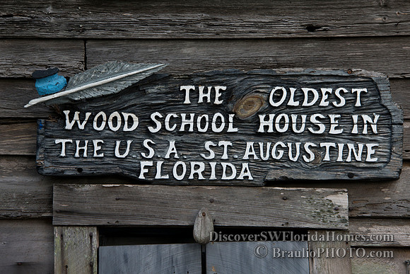 The Oldest Wood School House in the USA St. Augustine Florida