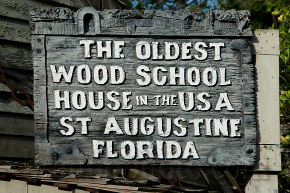 The Oldest Wood School House in the USA St. Augustine Florida
