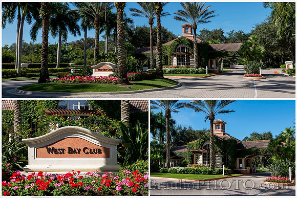 West Bay Club Entrance Collage