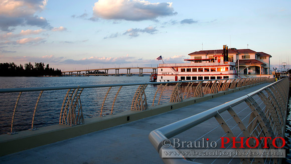 Caloosahatchee river Downtown Fort Myers Florida