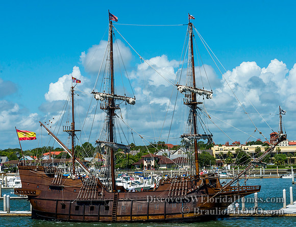Saint Augustine Florida, El Galleon, Saint Augustine Bridge of Lions