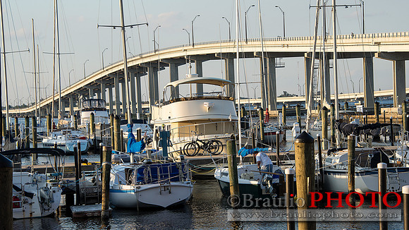 Caloosahatchee River, Downtown Fort Myers, Florida