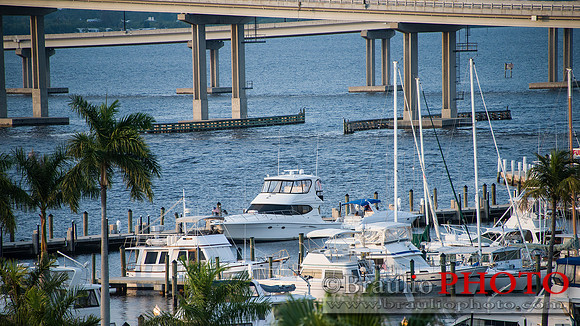 Caloosahatchee River, Downtown Fort Myers, Florida