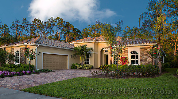 Southwest Florida Residential Exteriors, Pulte model homes
