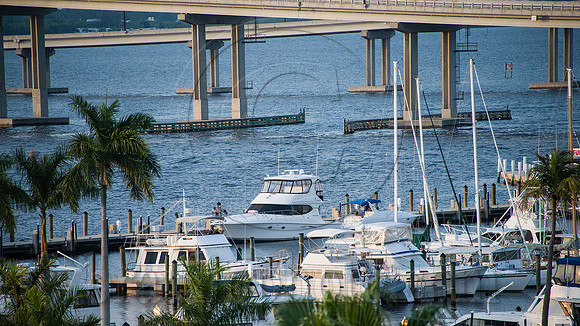 Caloosahatchee River, Downtown Fort Myers, Florida
